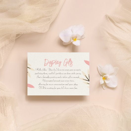 ギフトの表示 エンクロージャーカード