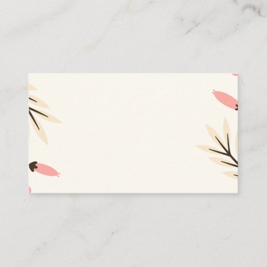 ギフトの表示 エンクロージャーカード (裏面)