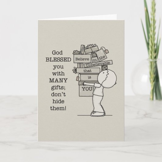 ギフトの表示 カード (正面)