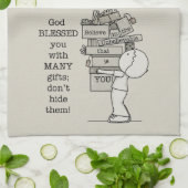 ギフトの表示 キッチンタオル (折り畳み)