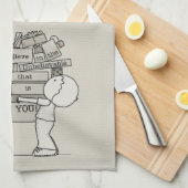 ギフトの表示 キッチンタオル (四つ折り)