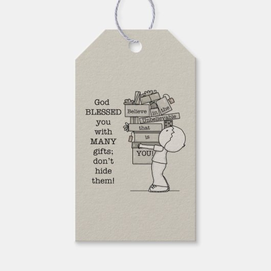 ギフトの表示 ギフトタグ (正面)