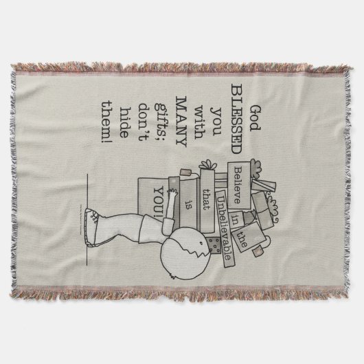 ギフトの表示 スローブランケット (正面)