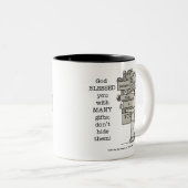 ギフトの表示 ツートーンマグカップ (正面右)