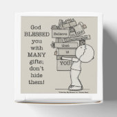 ギフトの表示 フェイバーボックス (上部)