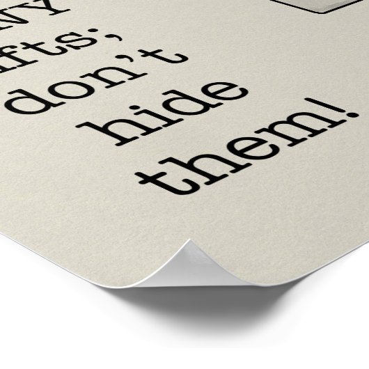 ギフトの表示 ポスター (角)