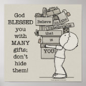 ギフトの表示 ポスター (正面)