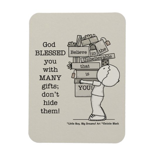 ギフトの表示 マグネット (縦)