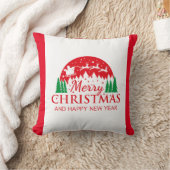 ギフトまたはホームのための赤い最高品質のクリスマスピロー。 クッション (ブランケット)