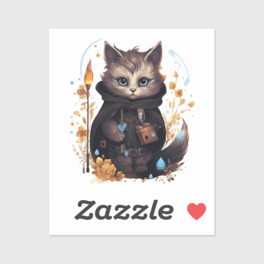 ギフトやクラフトに最適なネコのステッカーセット シール (シート)