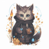 ギフトやクラフトに最適なネコのステッカーセット シール (正面)