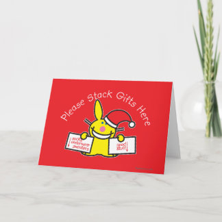 ギフトをここに積み重ねてね シーズンカード