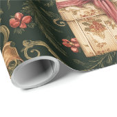 ギフトをテーマビクトリアンにした包装紙 ラッピングペーパー (ロールコーナー)
