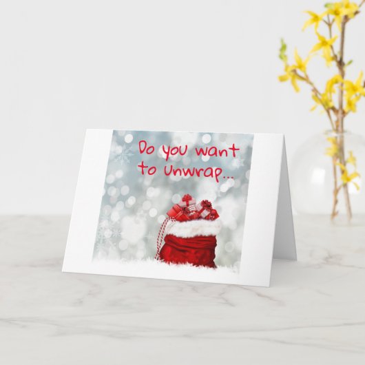 **ギフトを外したり、クリスマスを飾りたい** カード (黄色い花)