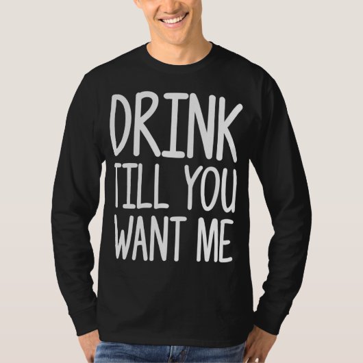 ギフトを欲しがるまおもしろいで飲め Tシャツ (正面)
