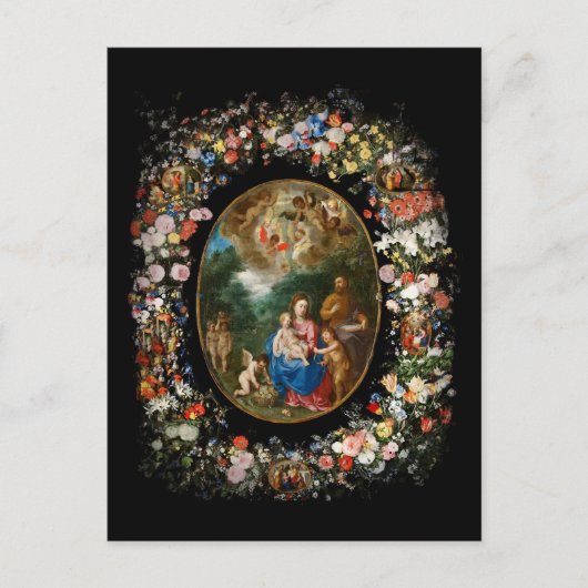 ギフトを贈る天使 ポストカード (正面)