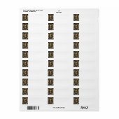 ギフトを贈る天使 ラベル (フルシート)