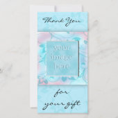 ギフトを-青ありがとう サンキューカード (正面)