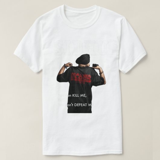 ギフトアイディアシドゥパンジャビシネマムースワラギフトB Tシャツ (デザイン正面)