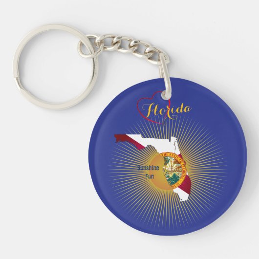 ギフトアイディアフロリダ キーホルダー (正面)