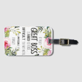 ギフトアイディアボス感謝感謝していの引用文 ラゲッジタグ (正面横)