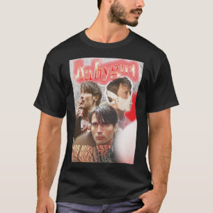 ギフトアイディア不機嫌俳優ミケルセンおもしろいグラフィックギフト Tシャツ