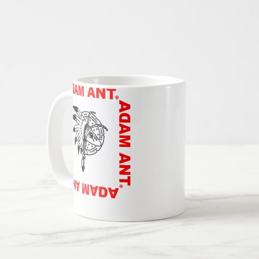 ギフトアイディア男性アダムシンガーアントソングライターおもしろいGr コーヒーマグカップ (正面左)