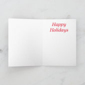 ギフトアンドスターホリデーのグリーティングカード シーズンカード (内部)