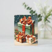 ギフトイラストレーションクリスマス シーズンカード (スタンド正面)