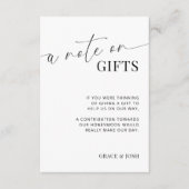 ギフトエレガントのエンクロージャカー結婚ドのメモ エンクロージャーカード (正面)