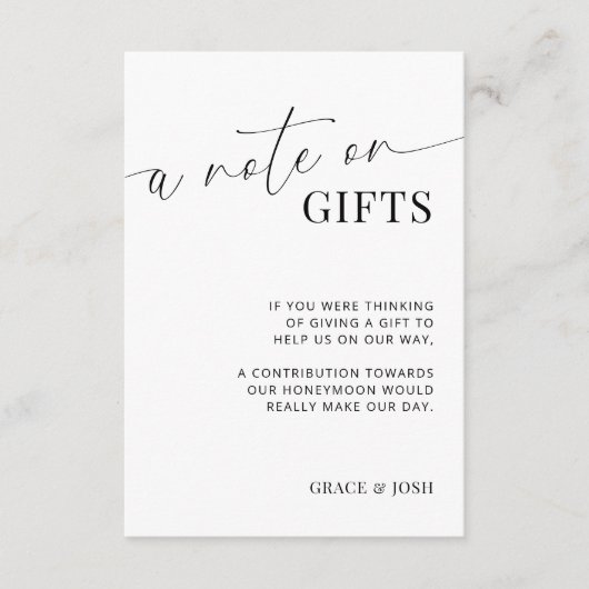 ギフトエレガントのエンクロージャカー結婚ドのメモ エンクロージャーカード (正面)