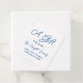 ギフトエレガントパーソナライズされたラベル フェイバータグ (インサイチュ)