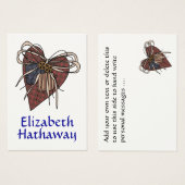 ギフトエンクロージャカード – ハート- by SRF (正面&裏面)