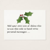 ギフトエンクロージャカード/ラベル(SRF別) (裏面)