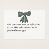 ギフトエンクロージャカード/ラベル（SRF別） (裏面)