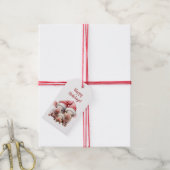 ギフトカスタムおもしろいラベルからクリスマス豚 ギフトタグ (より糸付き)