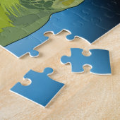 ギフトカスタムボックス付きパズル – ウミガメ ジグソーパズル (側面)