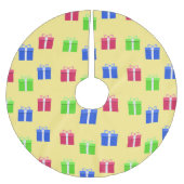 ギフトカラフルボックス ブラッシュドポリエステルツリースカート (正面)