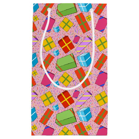 ギフトカラフル抱き枕 スモールペーパーバッグ (正面)