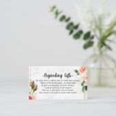 ギフトカードの代わりにハネムーン基金 エンクロージャーカード (スタンド正面)