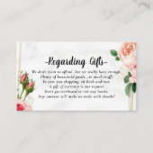 ギフトカードの代わりにハネムーン基金 エンクロージャーカード (正面)