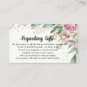 ギフトカードの代わりにフローラハネムーン基金 エンクロージャーカード (正面)