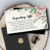 ギフトカードの代わりにフローラハネムーン基金 エンクロージャーカード