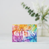 ギフトカードの小さなノートEthereal開花 エンクロージャーカード (スタンド正面)