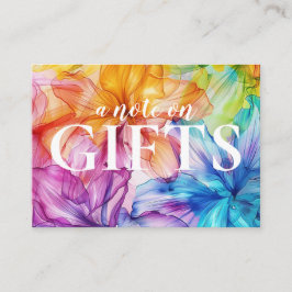 ギフトカードの小さなノートEthereal開花 エンクロージャーカード