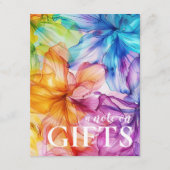 ギフトカードへのメモEthereal開花 エンクロージャーカード (正面)