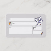 ギフトカードサイズギフト証明書, D1-052115 割引カード (裏面)