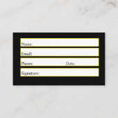 ギフトカードデザイン 名刺 (裏面)