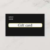 ギフトカードデザイン 名刺 (正面)