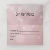 ギフトカードバレンタインデーラブ赤いハート プレイスカード (内部開封)